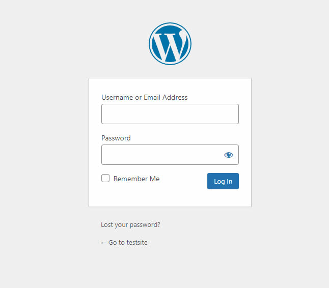 ログイン画面が表示されましたら「Username (ユーザー名)」と「Password (パスワード)」でログインします。