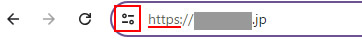 URLが表示されている所を確認すると問題なくhttpsになっていました！
